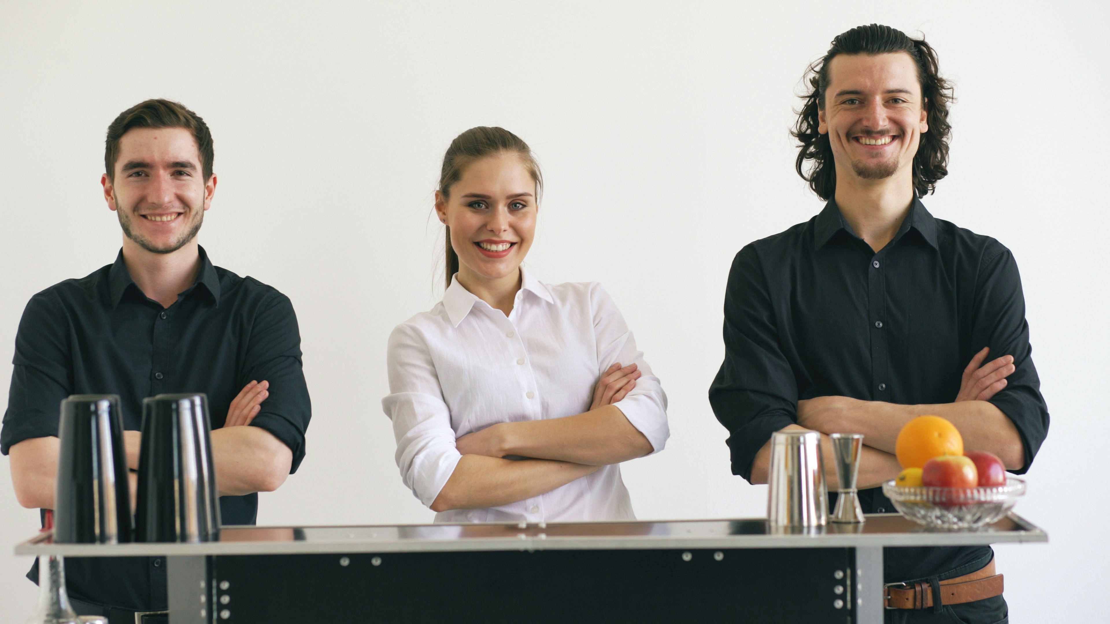 Hospitality team at work
